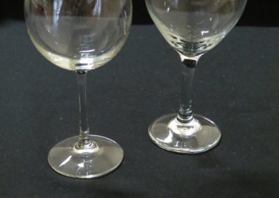 Wine glass rental for Grass Valley venue space.