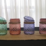 Colored glass jar rental Nevada County