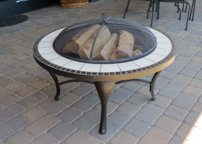 Outdoor event space offers patio fire pit for your Grass Valley area venue.
