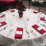 Table decoration rental for Grass Valley event venue