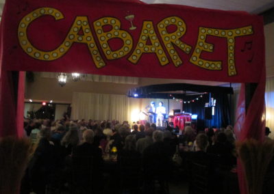 Cabaret night at foothills venue