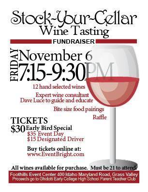 Wine Tasting Fundraisers at the Foothills - The Foothills Event Center