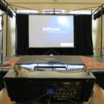 Projector and screen for venue in Nevada County
