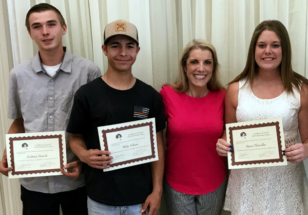 Recipients of the Foothills Event Center Rising Star Scholarship