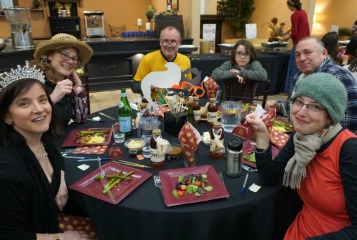 Purim feast at the Foothills Event Center