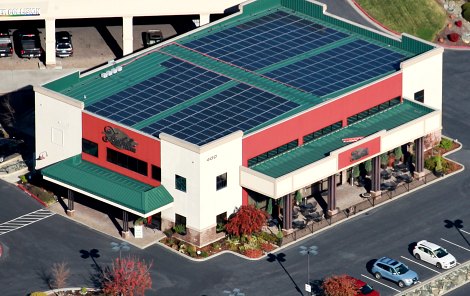 The Foothills Event Center's solar array