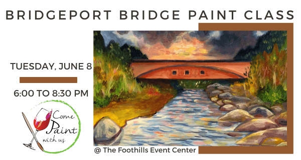 Info on Bridgeport Covered Bridge paint class by Come Paint With Us